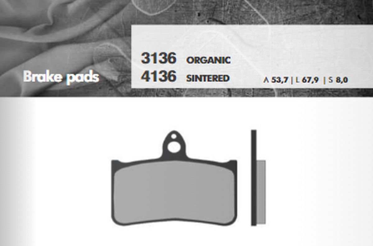 BRENTA KLOCKI HAMULCOWE KH187 SPIEK METALICZNY (ZŁOTE) PRZÓD (FT 4136)